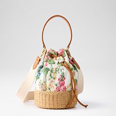 Sanderson Wicker and Canvas Bag