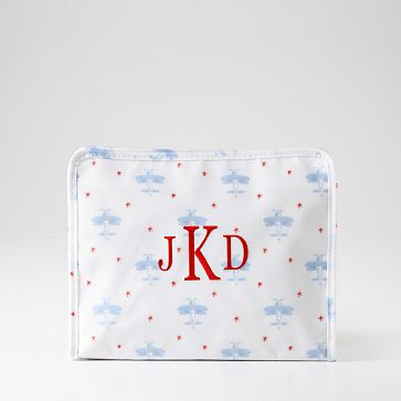Riley Patterned Pouch, Airplane