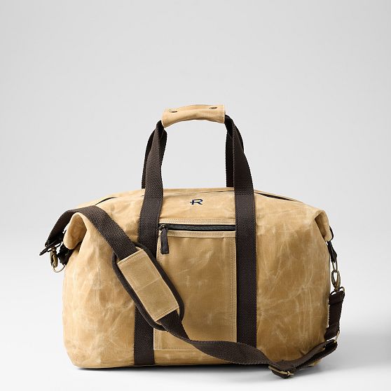 Waxed Canvas Weekender Bag