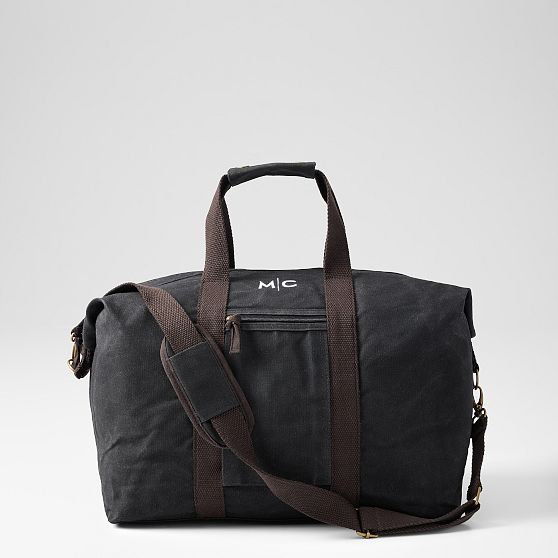 Waxed Canvas Weekender Bag