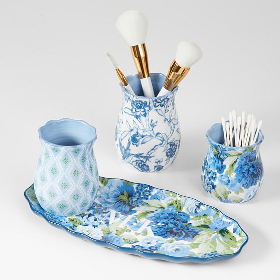 Sanderson Ceramic Vanity Set