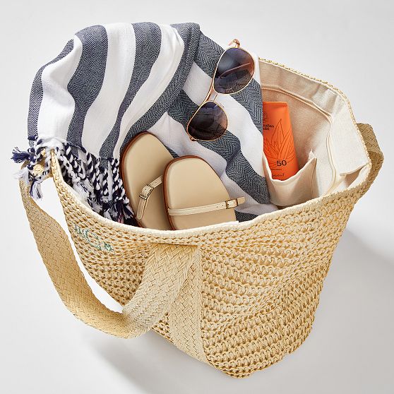 Sausalito Straw Tote