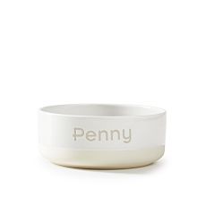 Dipped Ceramic Dog Bowl