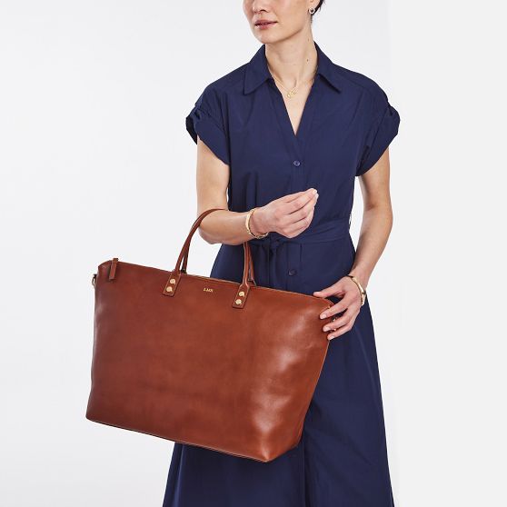 Essential Leather Weekender