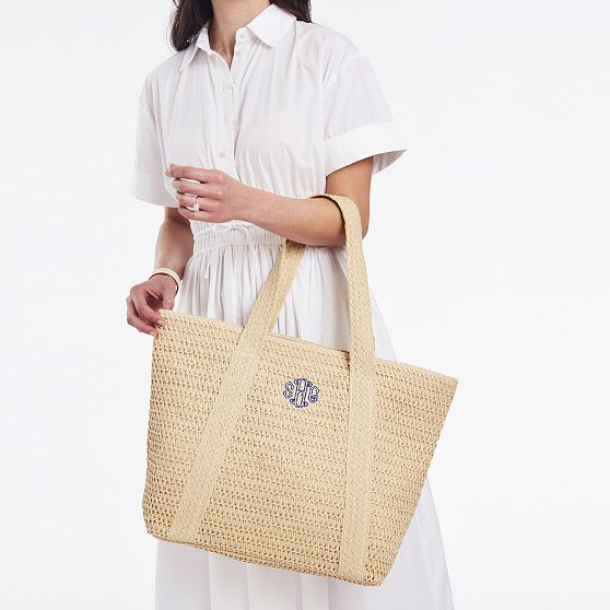 Sausalito Straw Tote