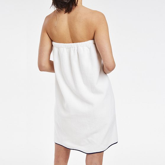 Scalloped Spa Towel Wrap