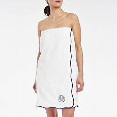 Scalloped Spa Towel Wrap