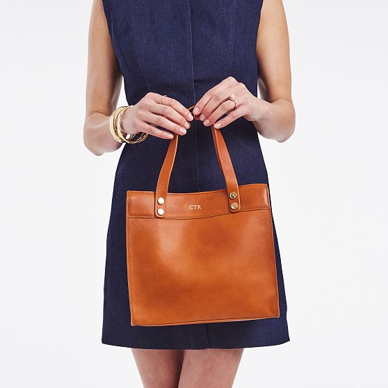 Small Essential Leather Tote