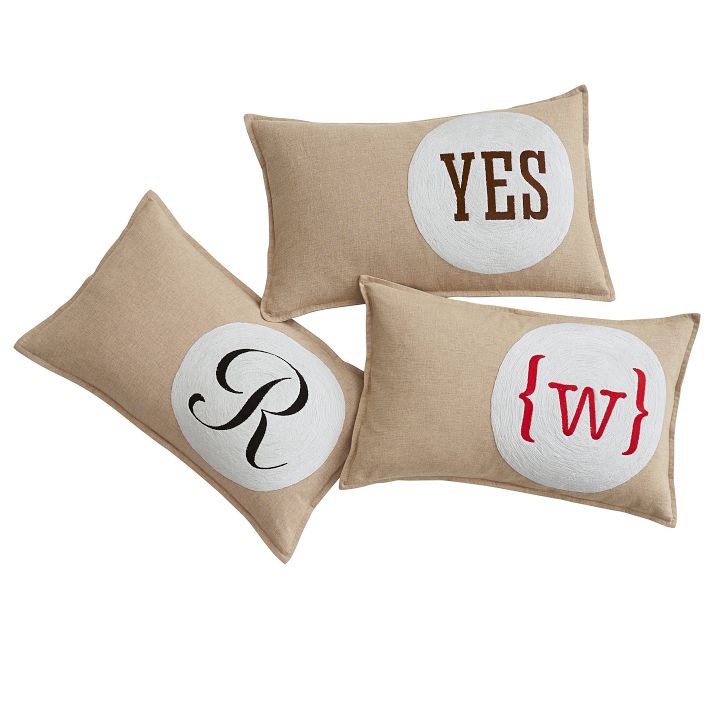 Chenille Circle Throw Pillow
