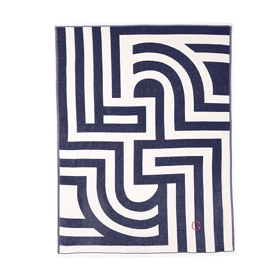 Johanna Howard Deco Cotton Throw Blanket