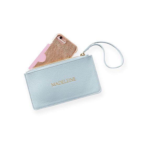 Signature Leather Wristlet