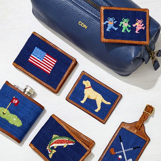 Smathers &amp; Branson Needlepoint Wallet