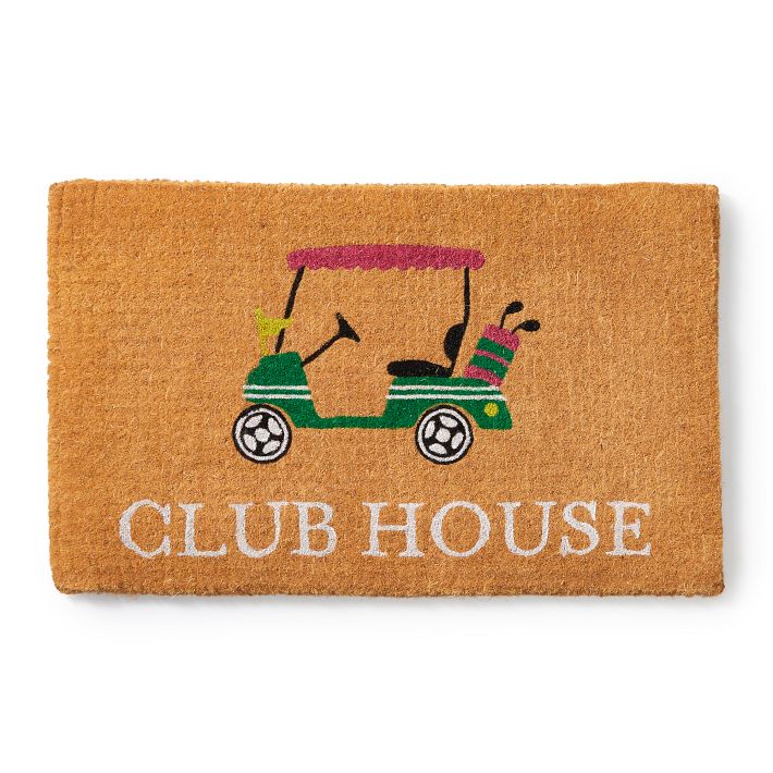 Golf Cart Personalized Doormat