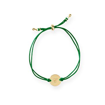 M&G Signature Gold Disc Silk Bracelet
