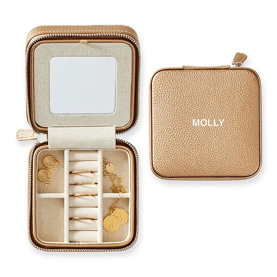 Small Travel Jewelry Case