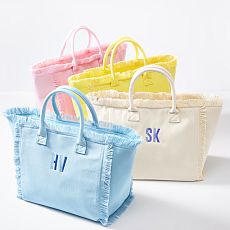 Monogram Mary Fringe Bag