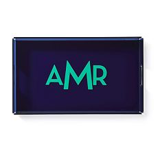 Navy Acrylic Serving Tray
