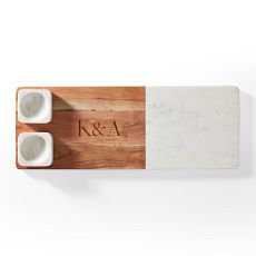 Wood & Marble Charcuterie Board