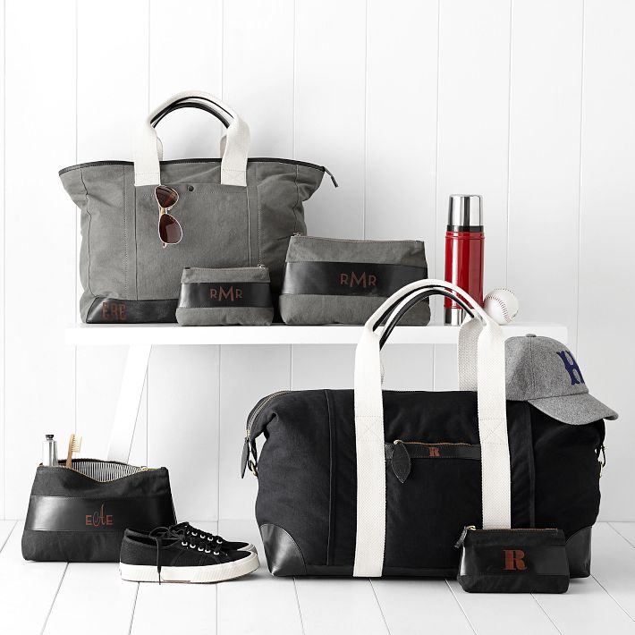 Canvas and Leather Tote