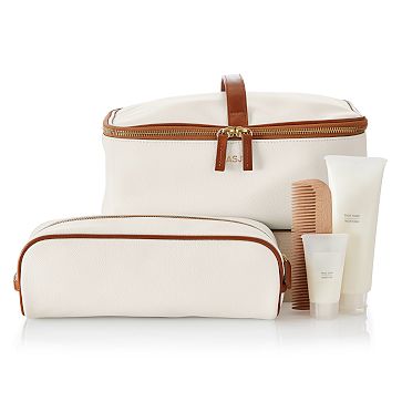 Concourse Vegan Leather 2-in-1 Cosmetics Case