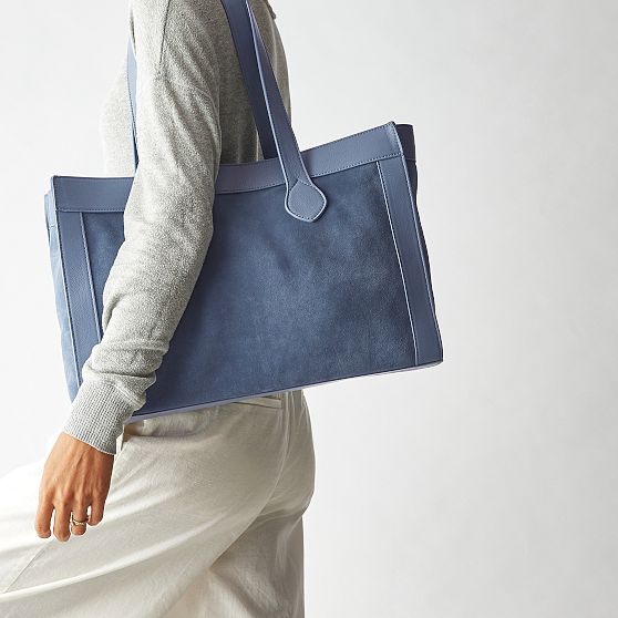 Suede and Leather Tote