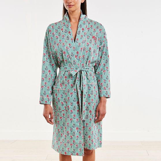 Block Print Robe