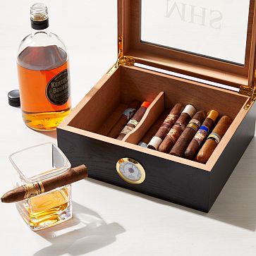 Cigar and Whiskey Gift Set