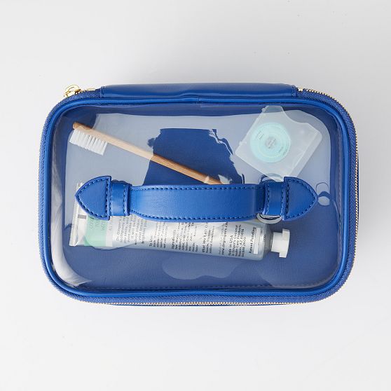 Clear Cosmetic Dual Travel Organizer