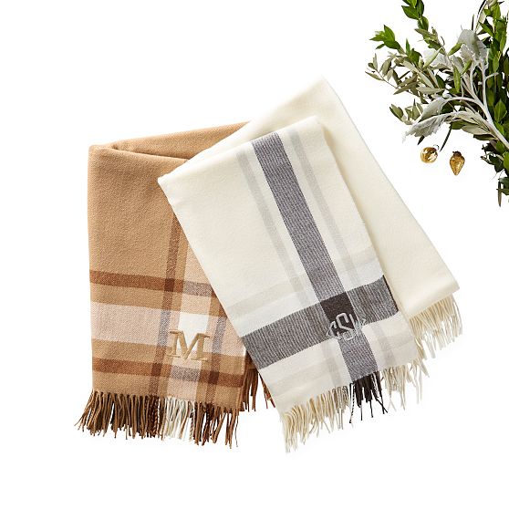 Plaid Throw Blanket