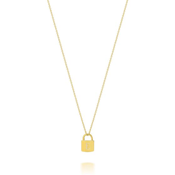 Sarah Chloe Padlock Necklace