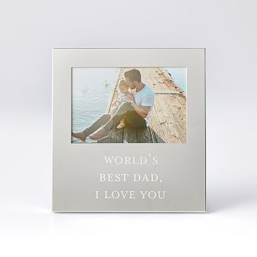 Silver Message Photo Frame