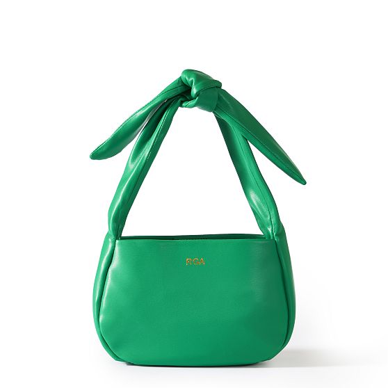 Vegan Leather Bow Bag