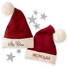 Floppy Knit Santa Hat