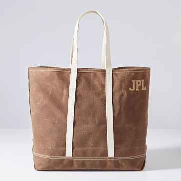 Mark & Graham x Steele Waxed Canvas Tote