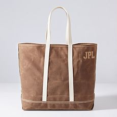 Mark & Graham x Steele Waxed Canvas Tote