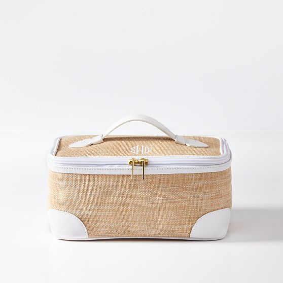 Montauk Raffia Travel Pouch