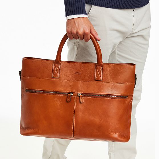 Graham Leather Briefcase Bag