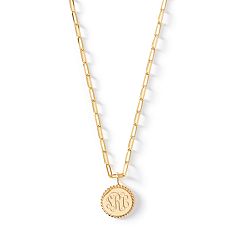 Sarah Chloe Madi Medallion Necklace