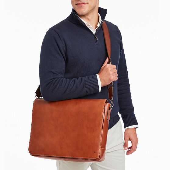 Graham Leather Messenger Bag
