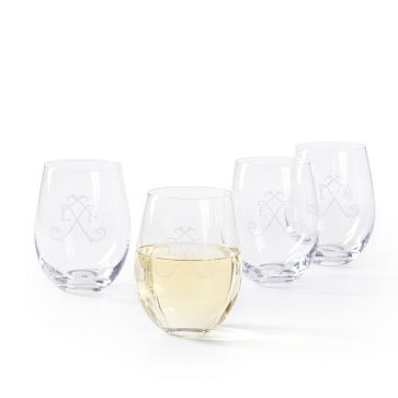 Stemless Wine Glasses, Set of 4