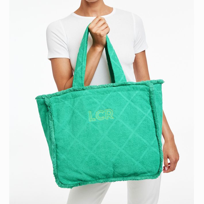★送料込◆Terry Beach Towel Bag ビーチタオルバッグ Terry Beach Tote & Pouch Set - Personalize Your Style | Mark