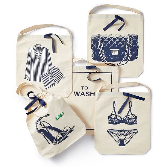 5 Piece Vacation Travel Packing Organization Set