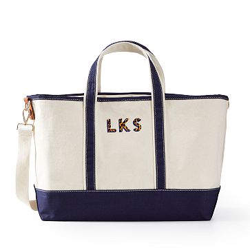 Embroidered Canvas Overnighter