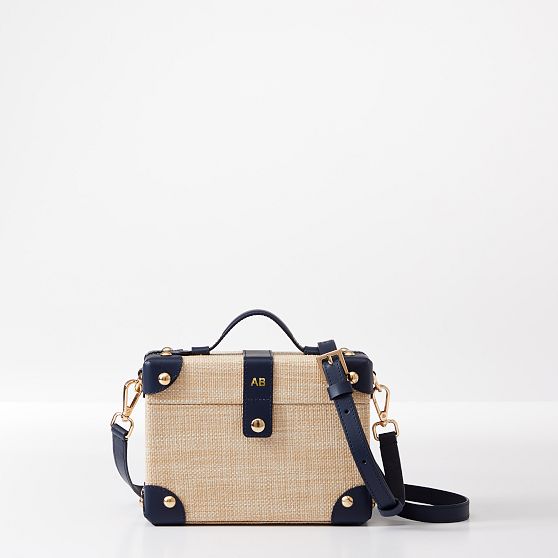 Montauk Raffia Crossbody Bag