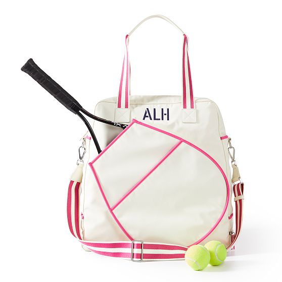 Sporty Stripe Tennis Tote