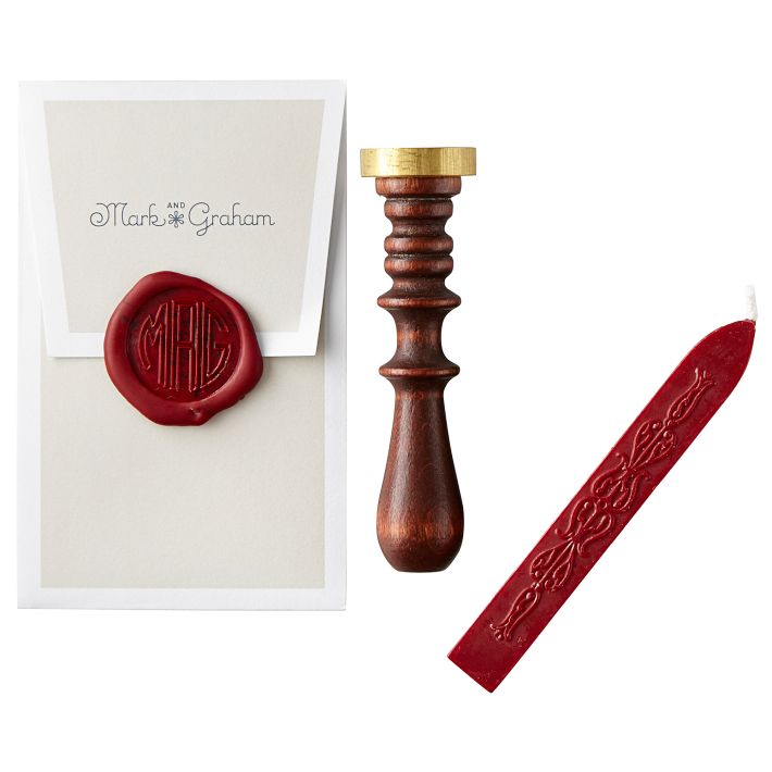 Monogrammed Wax Seal Set