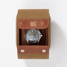 Mercer Waxed Canvas Travel Watch Roll