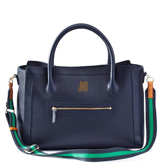 Zoe Leather Work Tote