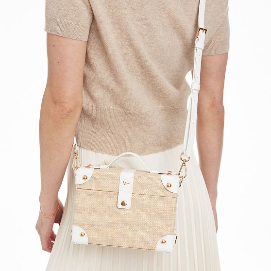 Montauk Raffia Crossbody Bag