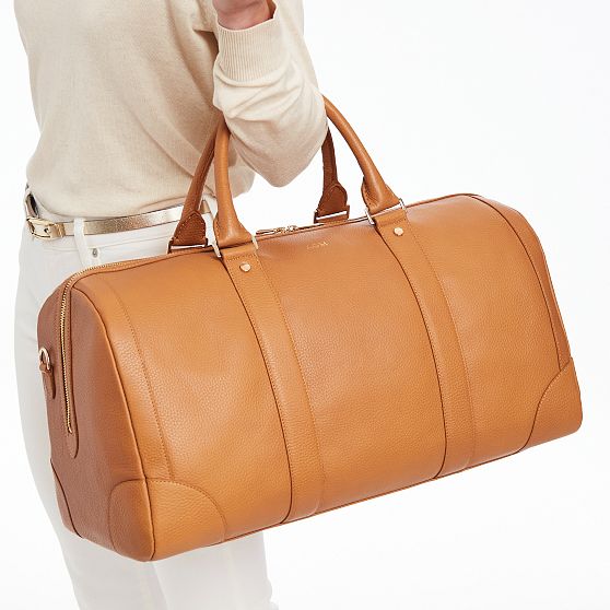 Emily Leather Weekender